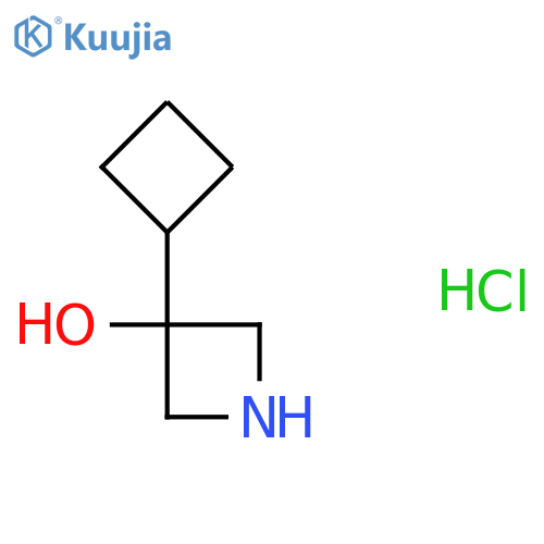 3-Cyclobutylazetidin-3-ol hydrochloride structure
