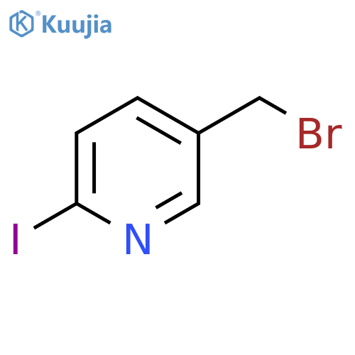 5-(Bromomethyl)-2-iodopyridine structure