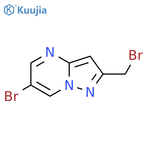 6-bromo-2-(bromomethyl)pyrazolo1,5-apyrimidine structure