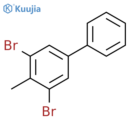 3,5-Dibromo-4-methyl-1,1'-biphenyl structure