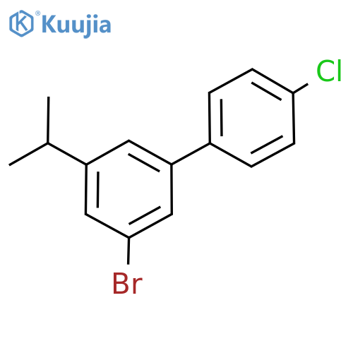 3-Bromo-4'-chloro-5-isopropyl-1,1'-biphenyl structure