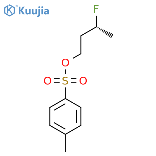 (3R)-3-fluorobutyl 4-methylbenzene-1-sulfonate structure