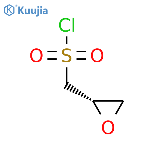 (2S)-oxiran-2-ylmethanesulfonyl chloride structure