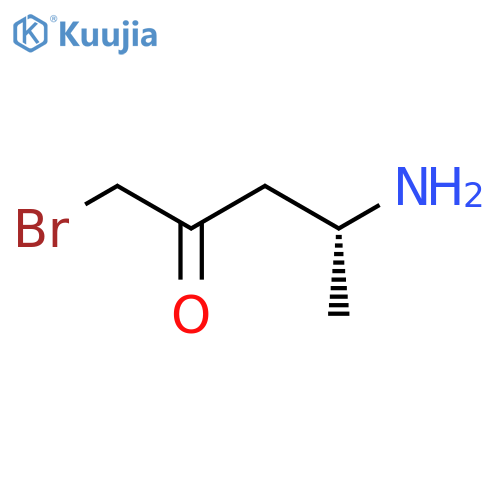 (4R)-4-amino-1-bromopentan-2-one structure