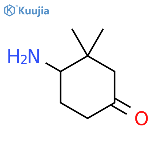 4-Amino-3,3-dimethylcyclohexan-1-one structure