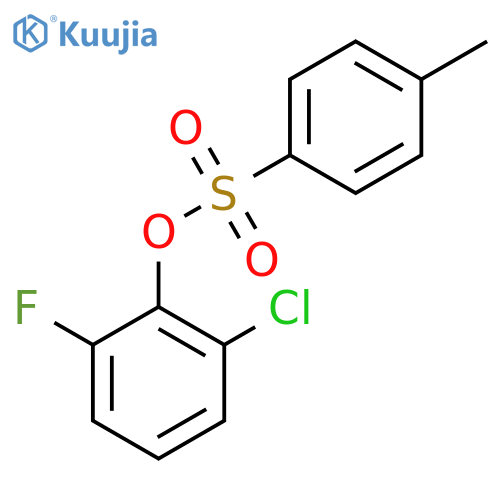 2-Chloro-6-fluorophenyl 4-methylbenzene-1-sulfonate structure