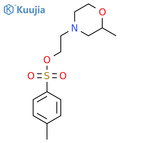 2-(2-Methylmorpholin-4-yl)ethyl 4-methylbenzene-1-sulfonate structure