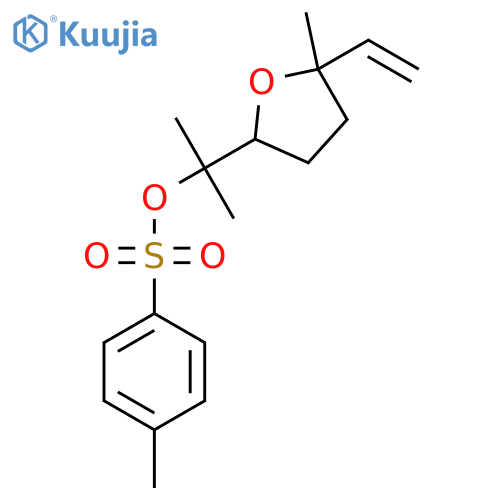 2-(5-Ethenyl-5-methyloxolan-2-yl)propan-2-yl 4-methylbenzene-1-sulfonate structure