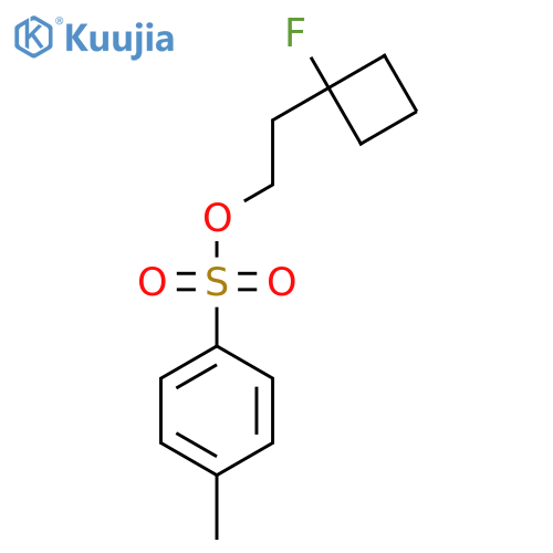 2-(1-Fluorocyclobutyl)ethyl 4-methylbenzene-1-sulfonate structure