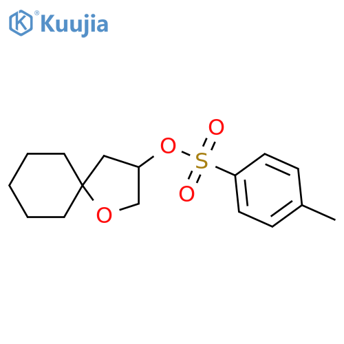 1-Oxaspiro[4.5]decan-3-yl 4-methylbenzene-1-sulfonate structure