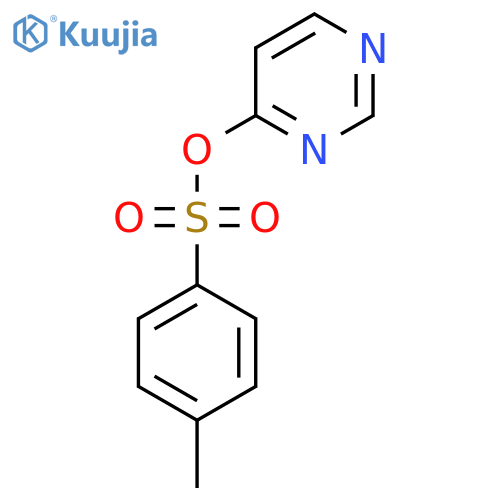 Pyrimidin-4-yl 4-methylbenzene-1-sulfonate structure