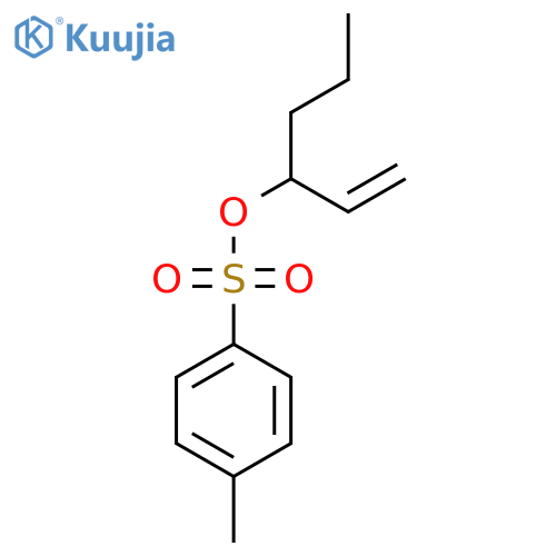 Hex-1-en-3-yl 4-methylbenzene-1-sulfonate structure