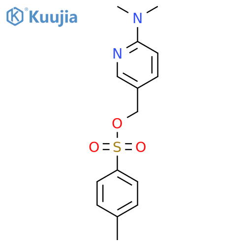 [6-(Dimethylamino)pyridin-3-yl]methyl 4-methylbenzene-1-sulfonate structure
