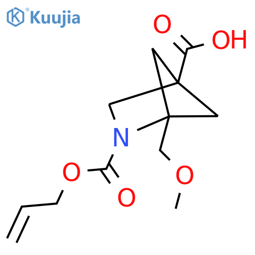 1-(Methoxymethyl)-2-[(prop-2-en-1-yloxy)carbonyl]-2-azabicyclo[2.1.1]hexane-4-carboxylic acid structure