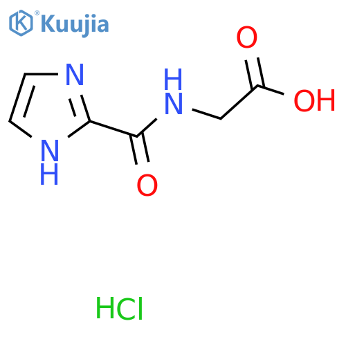 2-[(1H-imidazol-2-yl)formamido]acetic acid hydrochloride structure