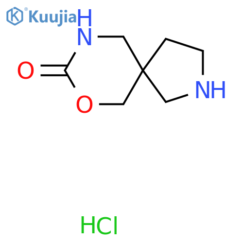7-oxa-2,9-diazaspiro4.5decan-8-one hydrochloride structure