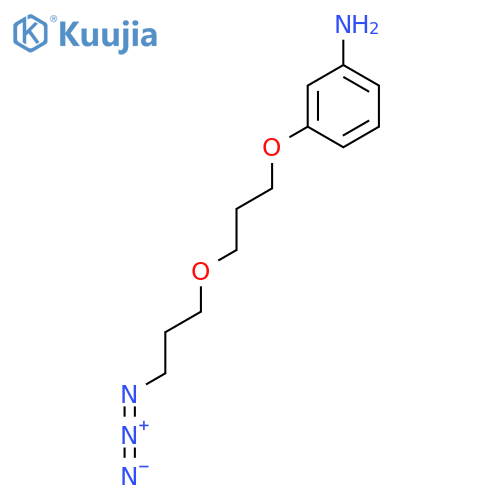 3-[3-(3-Azidopropoxy)propoxy]aniline structure