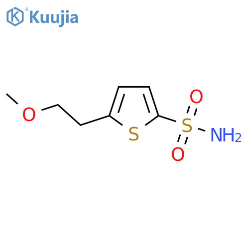 5-(2-Methoxyethyl)thiophene-2-sulfonamide structure