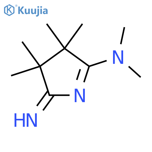 2-imino-N,N,3,3,4,4-hexamethyl-3,4-dihydro-2H-pyrrol-5-amine structure