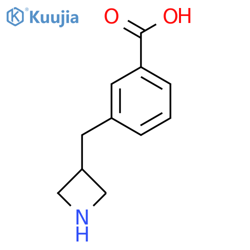 3-[(Azetidin-3-yl)methyl]benzoic acid structure