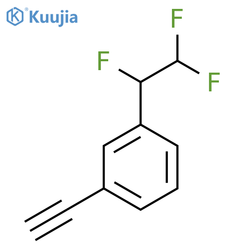 1-Ethynyl-3-(1,2,2-trifluoroethyl)benzene structure