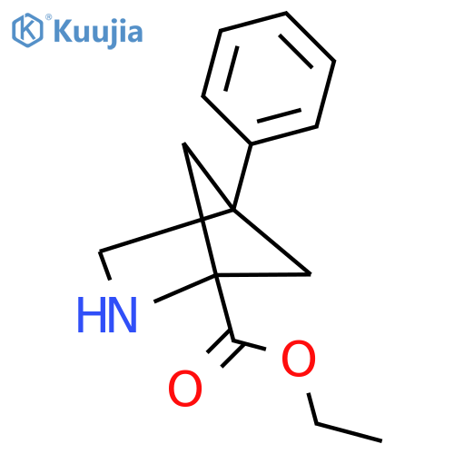 Ethyl 4-phenyl-2-azabicyclo[2.1.1]hexane-1-carboxylate structure