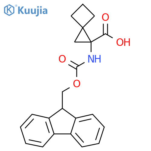 1-({(9H-fluoren-9-yl)methoxycarbonyl}amino)spiro2.3hexane-1-carboxylic acid structure