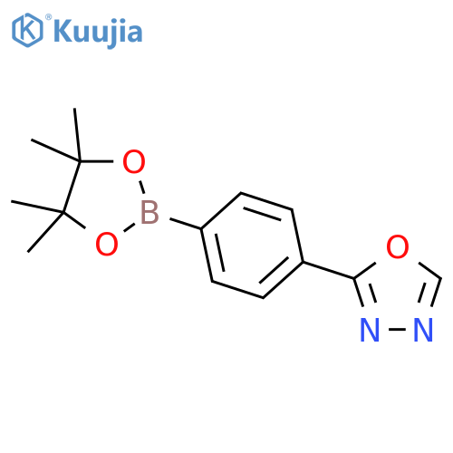 2-4-(4,4,5,5-Tetramethyl-1,3,2-dioxaborolan-2-yl)phenyl-1,3,4-oxadiazole structure