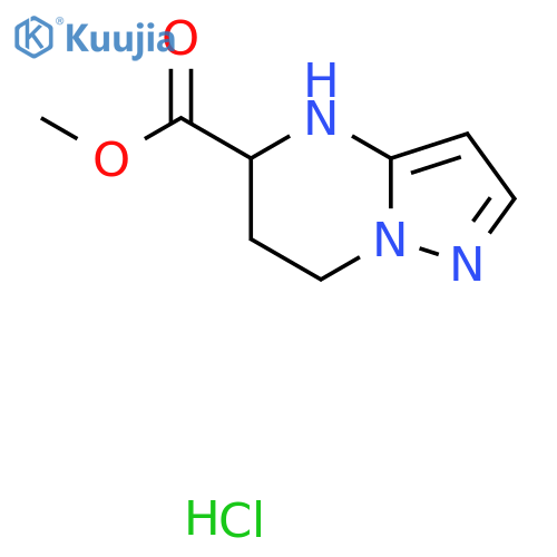 methyl 4H,5H,6H,7H-pyrazolo[1,5-a]pyrimidine-5-carboxylate hydrochloride structure