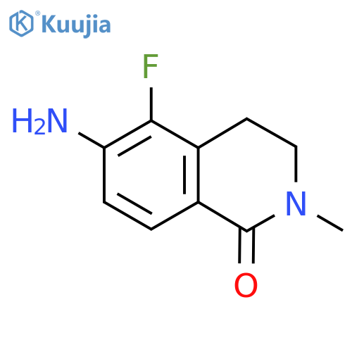 6-Amino-5-fluoro-2-methyl-1,2,3,4-tetrahydroisoquinolin-1-one structure