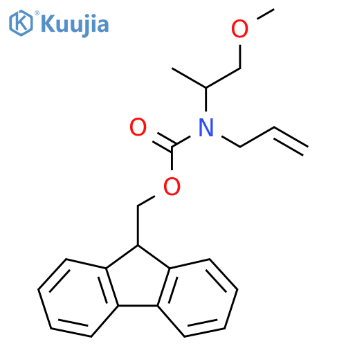 (9H-fluoren-9-yl)methyl N-(1-methoxypropan-2-yl)-N-(prop-2-en-1-yl)carbamate structure