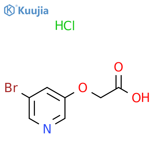 2-[(5-Bromopyridin-3-yl)oxy]acetic acid hydrochloride structure