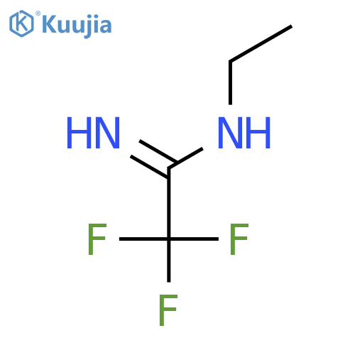 N-ethyl-2,2,2-trifluoroacetimidamide structure