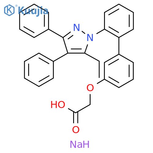 BMS-309403 sodium structure