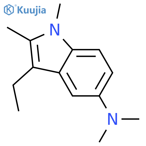 1H-Indol-5-amine,3-ethyl-N,N,1,2-tetramethyl- structure