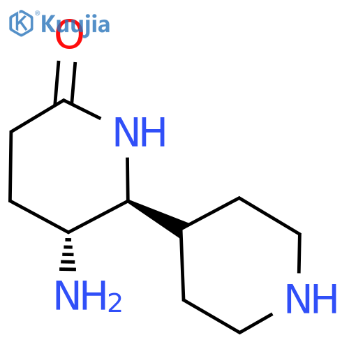 rac-(2R,3S)-3-amino-2,4'-bipiperidin-6-one structure