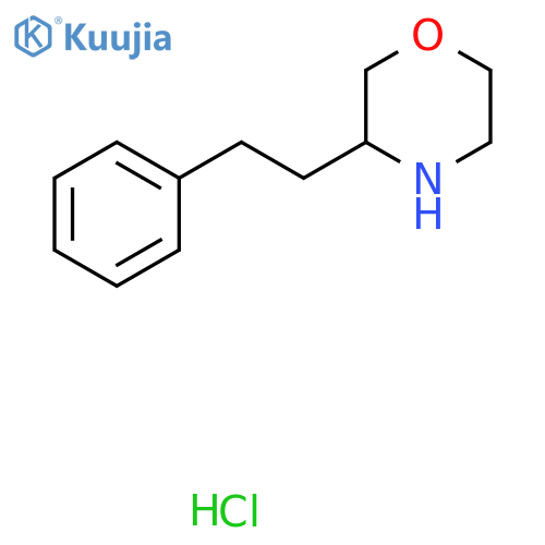 3-(2-Phenylethyl)morpholine hydrochloride structure