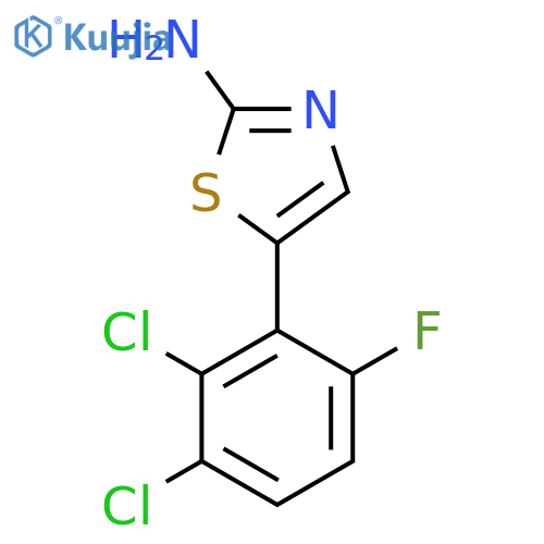 5-(2,3-Dichloro-6-fluorophenyl)thiazol-2-amine structure