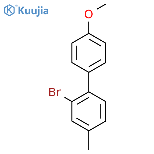 2-Bromo-4'-methoxy-4-methyl-1,1'-biphenyl structure