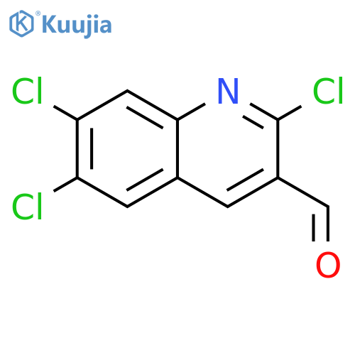 2,6,7-Trichloroquinoline-3-carbaldehyde structure