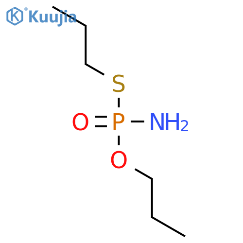 Phosphoramidothioic acid, O,S-dipropyl ester structure