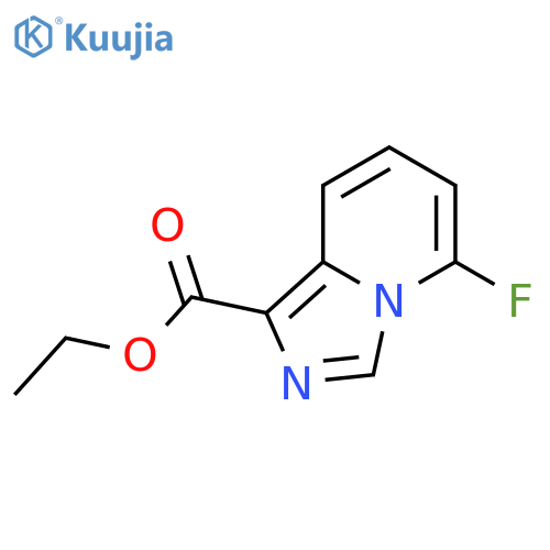 5-Fluoro-imidazo[1,5-a]pyridine-1-carboxylic acid ethyl ester structure