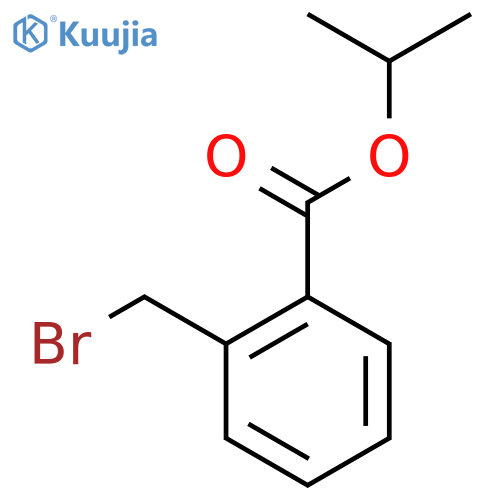 Benzoic acid, 2-(bromomethyl)-, 1-methylethyl ester structure
