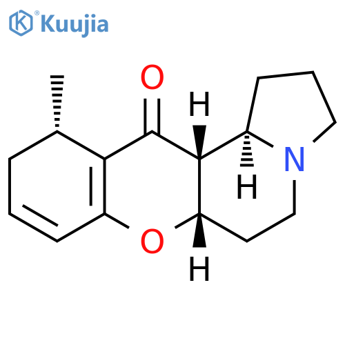 12H-[1]Benzopyrano[2,3-g]indolizin-12-one, 1,2,3,5,6,6a,10,11,12a,12b-decahydro-11-methyl-, (6aS,11S,12aR,12bR)- structure