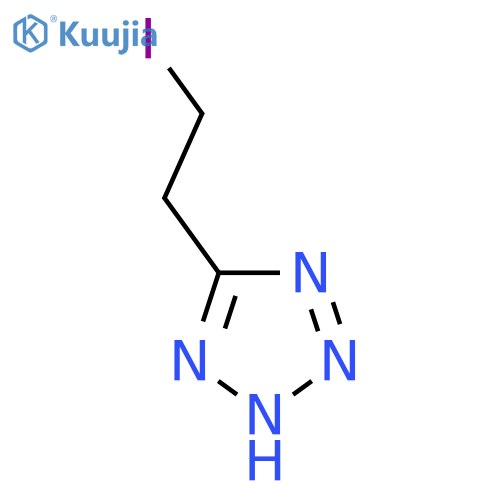 5-(2-iodoethyl)-1H-1,2,3,4-tetrazole structure