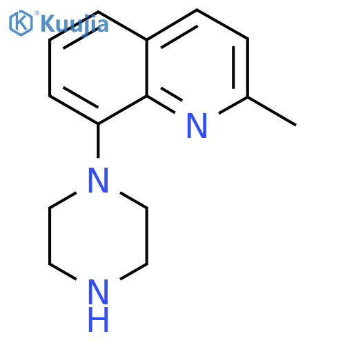 2-Methyl-8-(piperazin-1-yl)quinoline structure