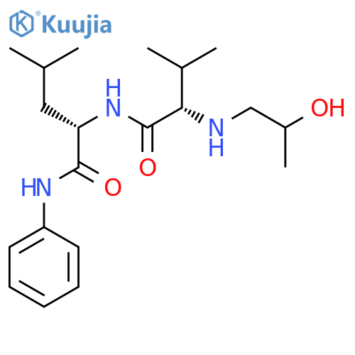 N-((RS)-2-HYDROXY-PROPYL)-VAL-LEU-ANILIDE structure