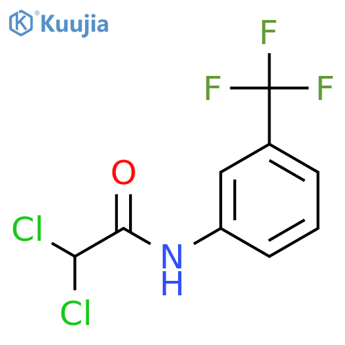 2,2-Dichloro-n-[3-(trifluoromethyl)phenyl]acetamide structure