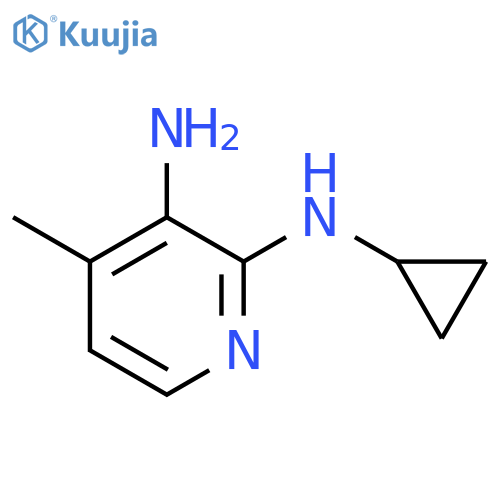 N2-Cyclopropyl-4-methyl-2,3-pyridinediamine structure