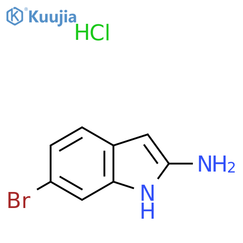 2-Amino-6-bromoindole hydrochloride structure